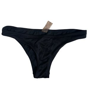 Black target swim bottom